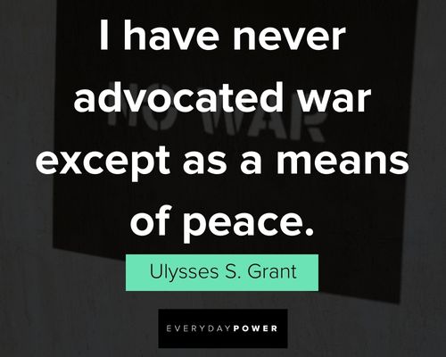 war quotes about peace