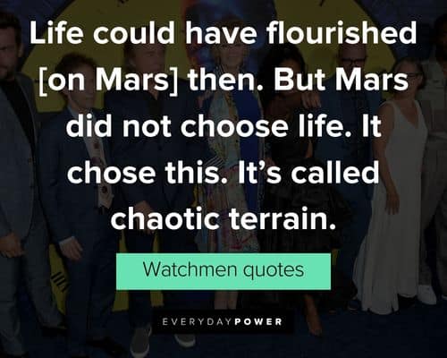 Amazing Watchmen Quotes