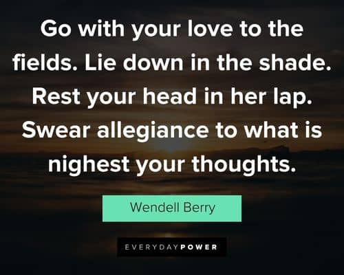 Wendell Berry quotes