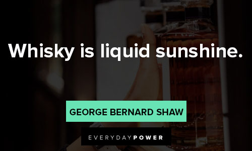 whiskey quotes about sunshine