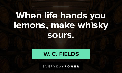 whiskey quotes about lemon