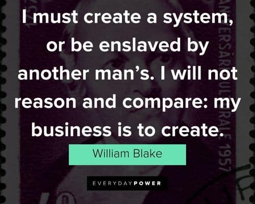 Meaningful William Blake quotes