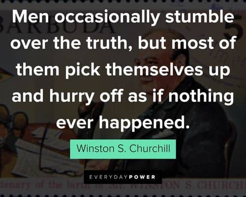 Winston Churchill Quotes on Never Giving Up