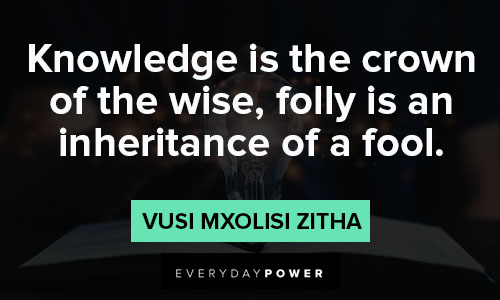 wise quotes about knowledge