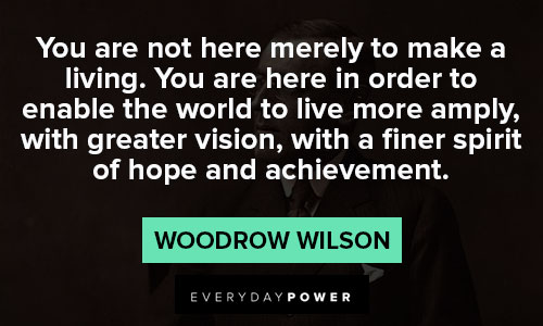 Random Woodrow Wilson quotes