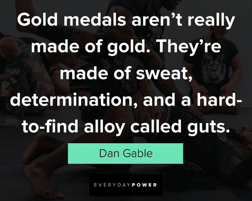 wrestling quotes about gold medals 