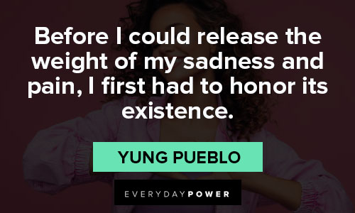 yung pueblo quotes about sadness and pain