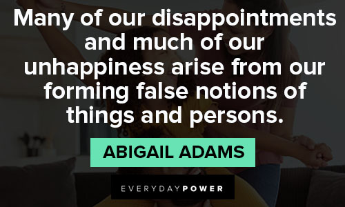 Abigail Adams quotes about family and happiness