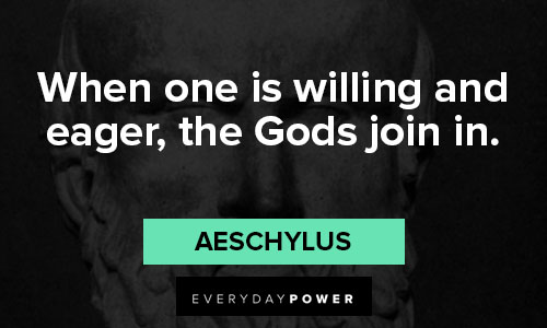 Aeschylus quotes on suffering and experience