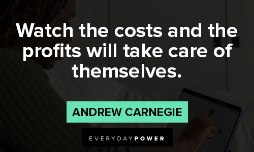 Short Andrew Carnegie quotes