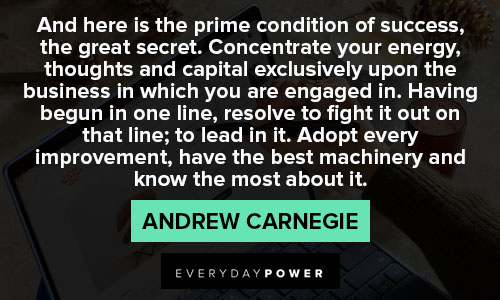 Motivational Andrew Carnegie quotes