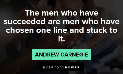 Andrew Carnegie quotes about success