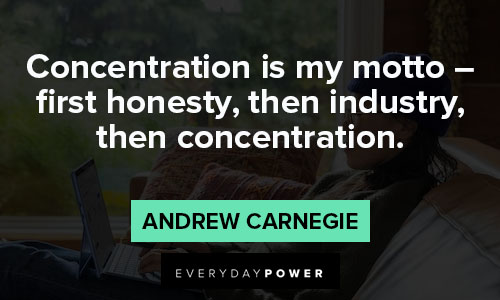 Andrew Carnegie quotes for business