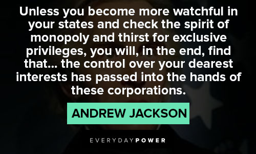 Funny Andrew Jackson quotes