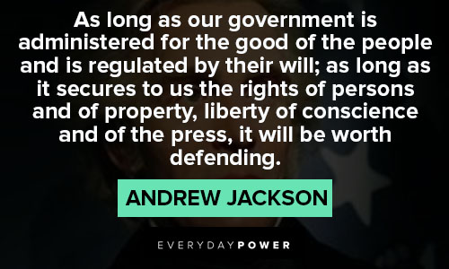 Amazing Andrew Jackson quotes