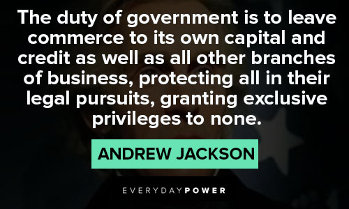 Random Andrew Jackson quotes