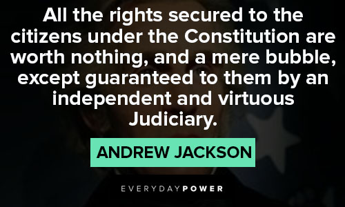 Epic Andrew Jackson quotes