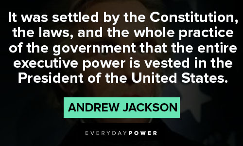 More Andrew Jackson quotes