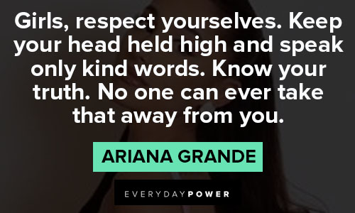 ariana grande quotes and sayings