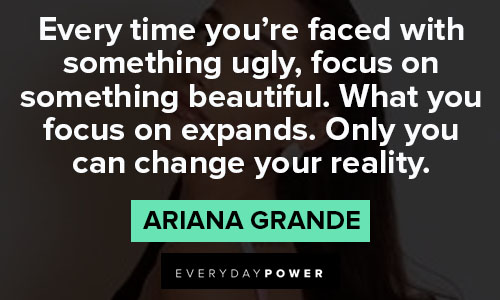 ariana grande quotes to helping others