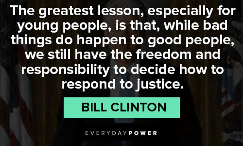 Meaningful Bill Clinton quotes