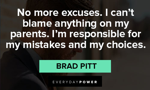 Inspirational Brad Pitt quotes