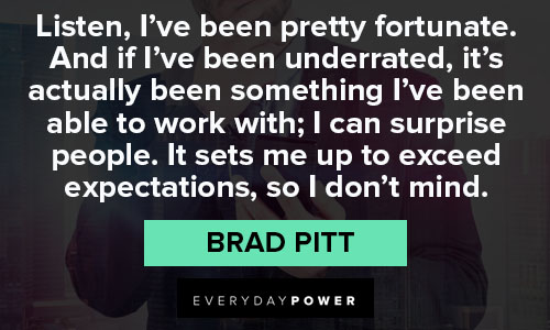 Special Brad Pitt quotes