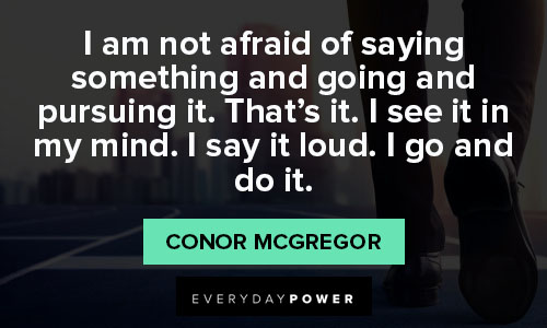 Amazing Conor McGregor quotes