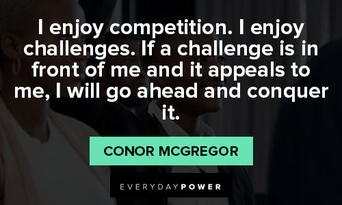 Random Conor McGregor quotes