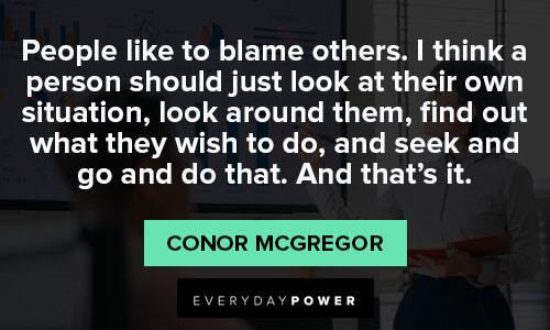 Favorite Conor McGregor quotes