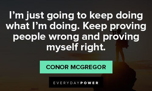 Epic Conor McGregor quotes