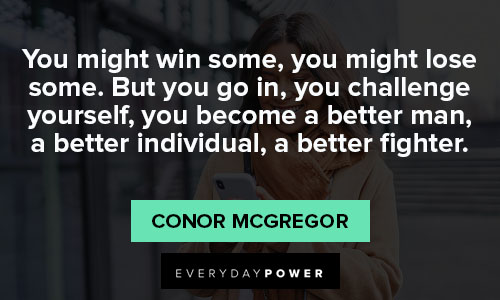 Motivational Conor McGregor quotes