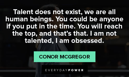 Cool Conor McGregor quotes