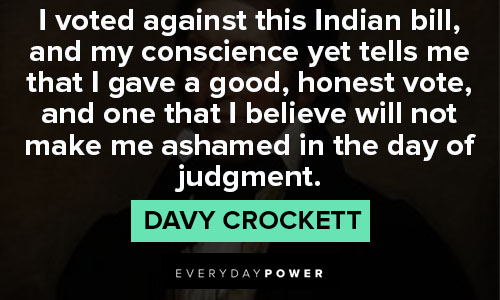 Best Davy Crockett quotes