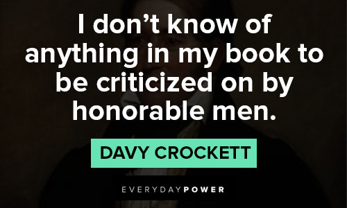 Top Davy Crockett quotes