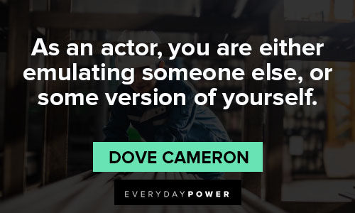 Unique Dove Cameron quotes