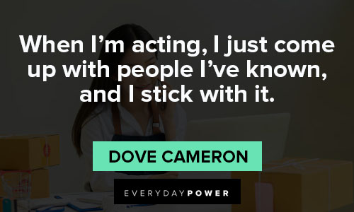 Dove Cameron quotes for Instagram