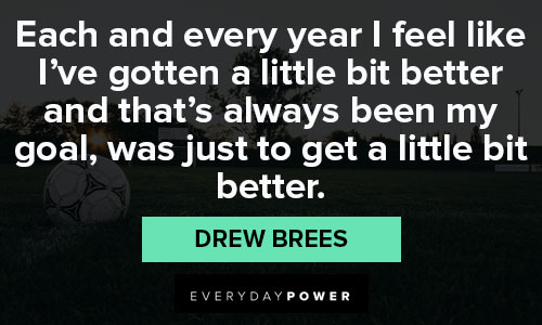 Short Drew Brees quotes