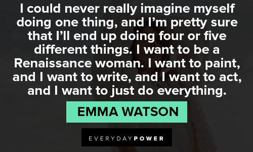 Random Emma Watson quotes