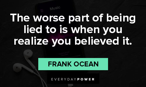 Short Frank Ocean quotes