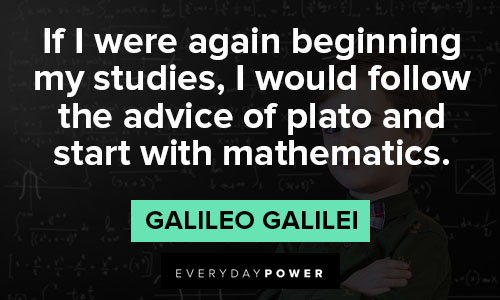 Galileo Galilei quotes about mathematics