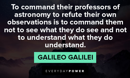 Galileo Galilei quotes about astronomy