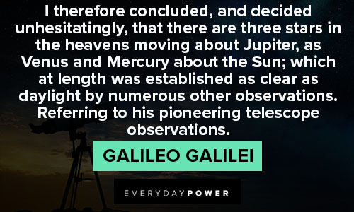 Wise and inspirational Galileo Galilei quotes