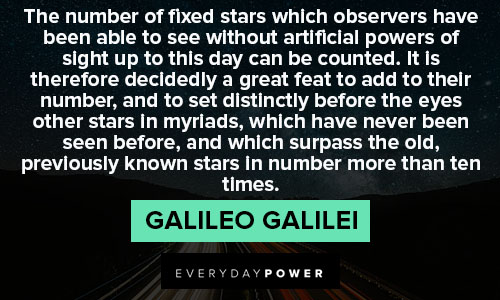 Appreciation Galileo Galilei quotes