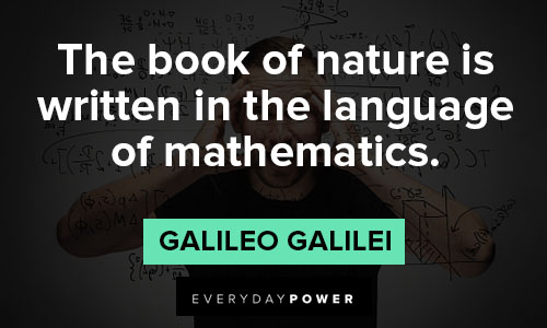 Galileo Galilei quotes on the book of nature is written in the language of mathematics