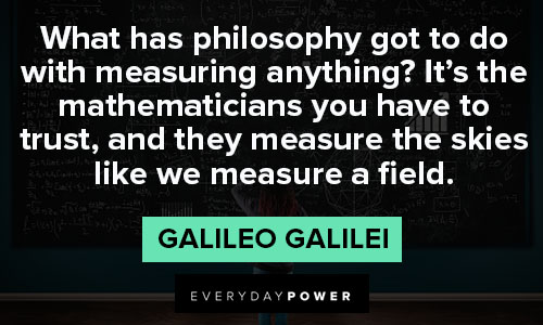 Galileo Galilei quotes about philosophy