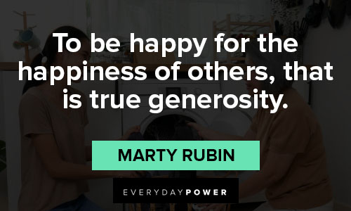 generosity quotes and sayings