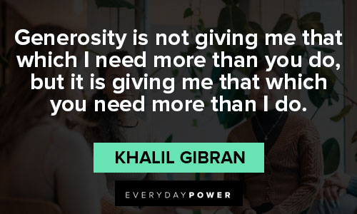 generosity quotes to motivate you