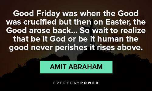 Favorite Good Friday Quotes