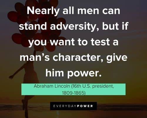 good vibe quotes to test a man's character